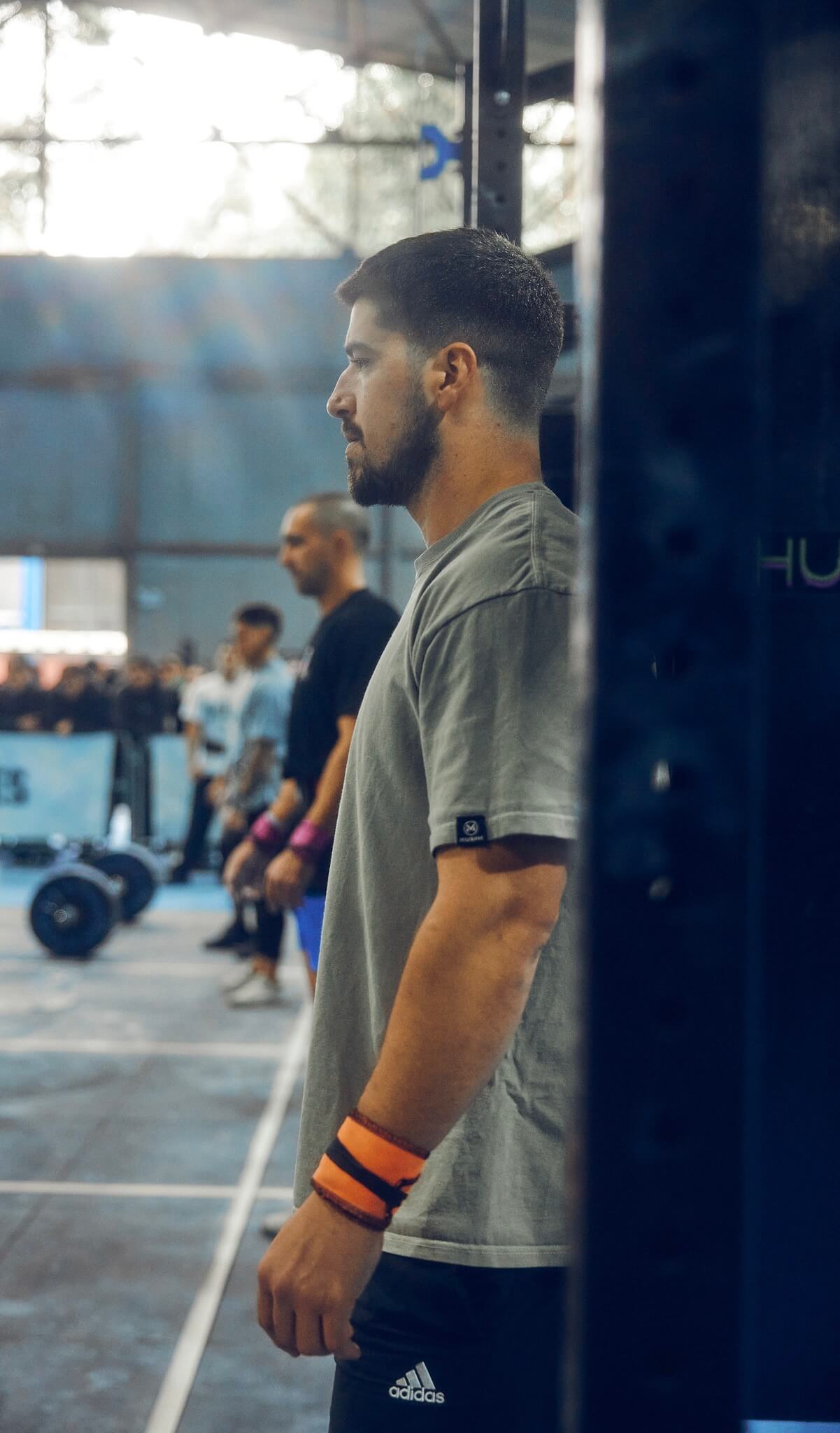 Vicente Uribe entrenando